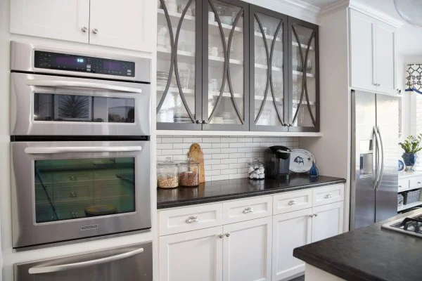 Kitchen cabinet doors with glass fronts deals